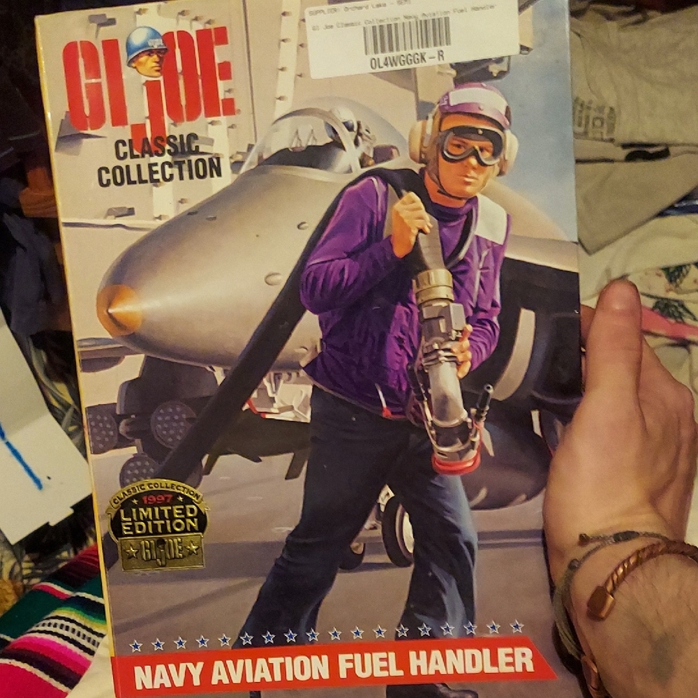 Nwt. Vintage 1997 ~10" Navy Fueler G.i. Joe.